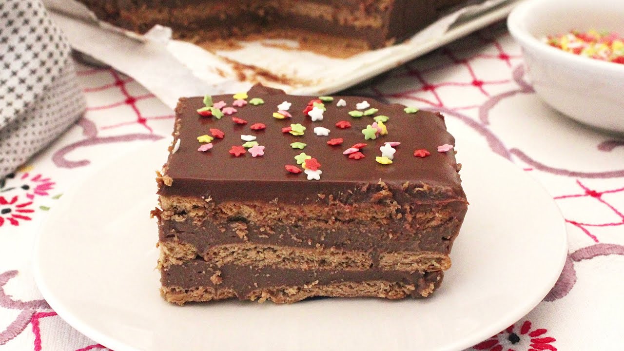 tarta rápida de chocolate y galletas Thermomix